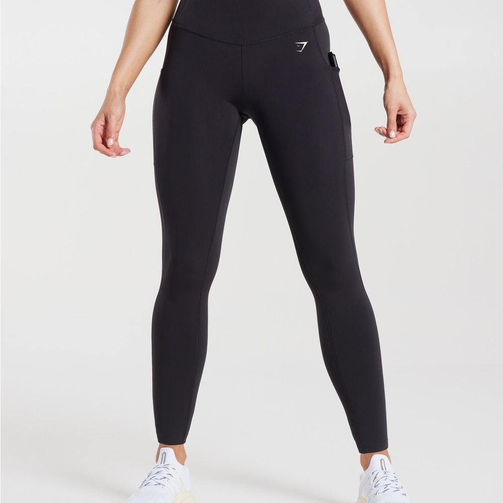 Gymshark Black High-Waist Pocketed Leggings